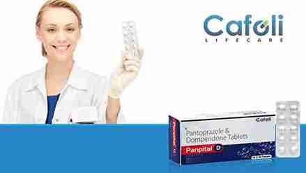 Panpital D Tablet at best price in Gastrointestinal Therapy Franchise for nausea relief and acid reduction.